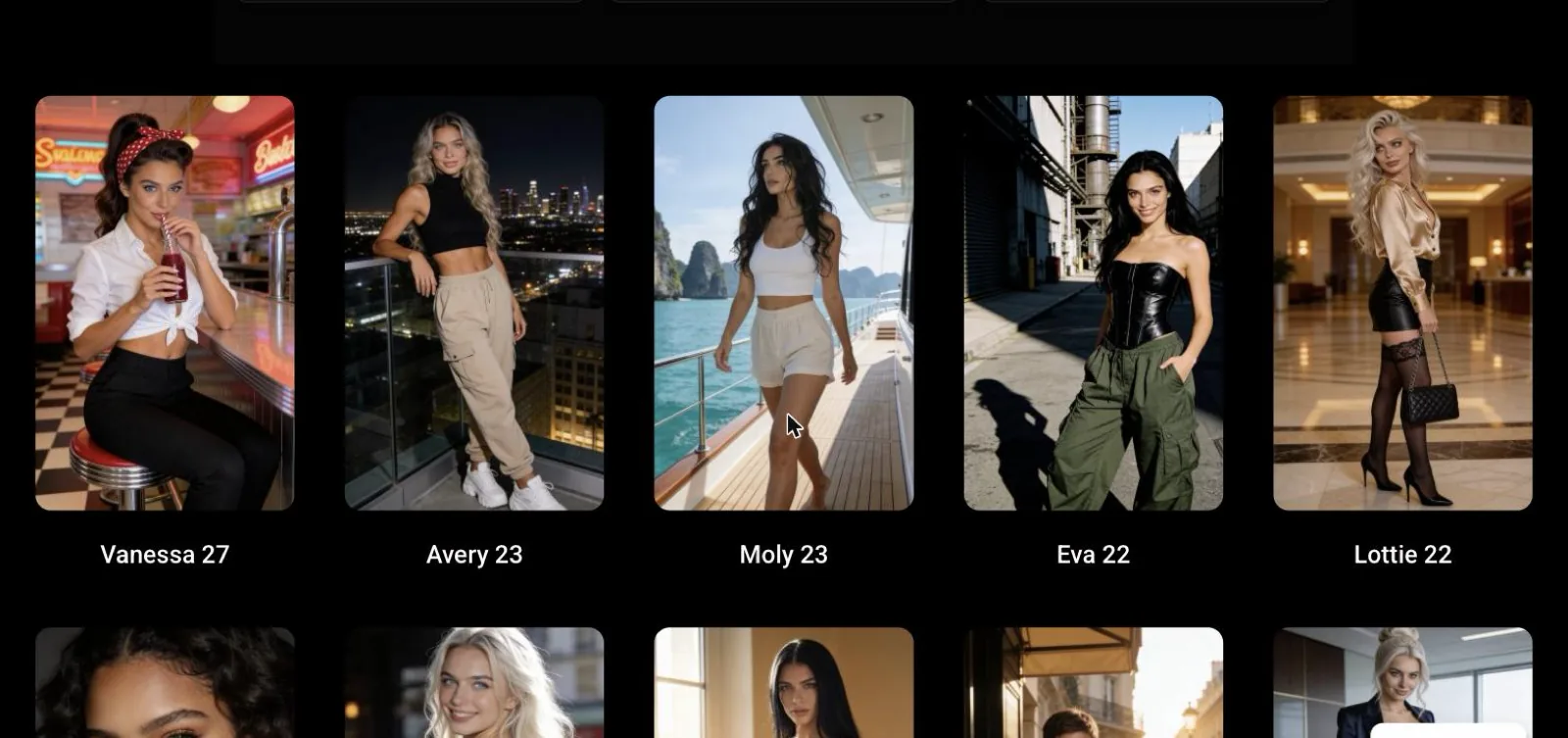 Meet Muse roster of AI companions with names and ages